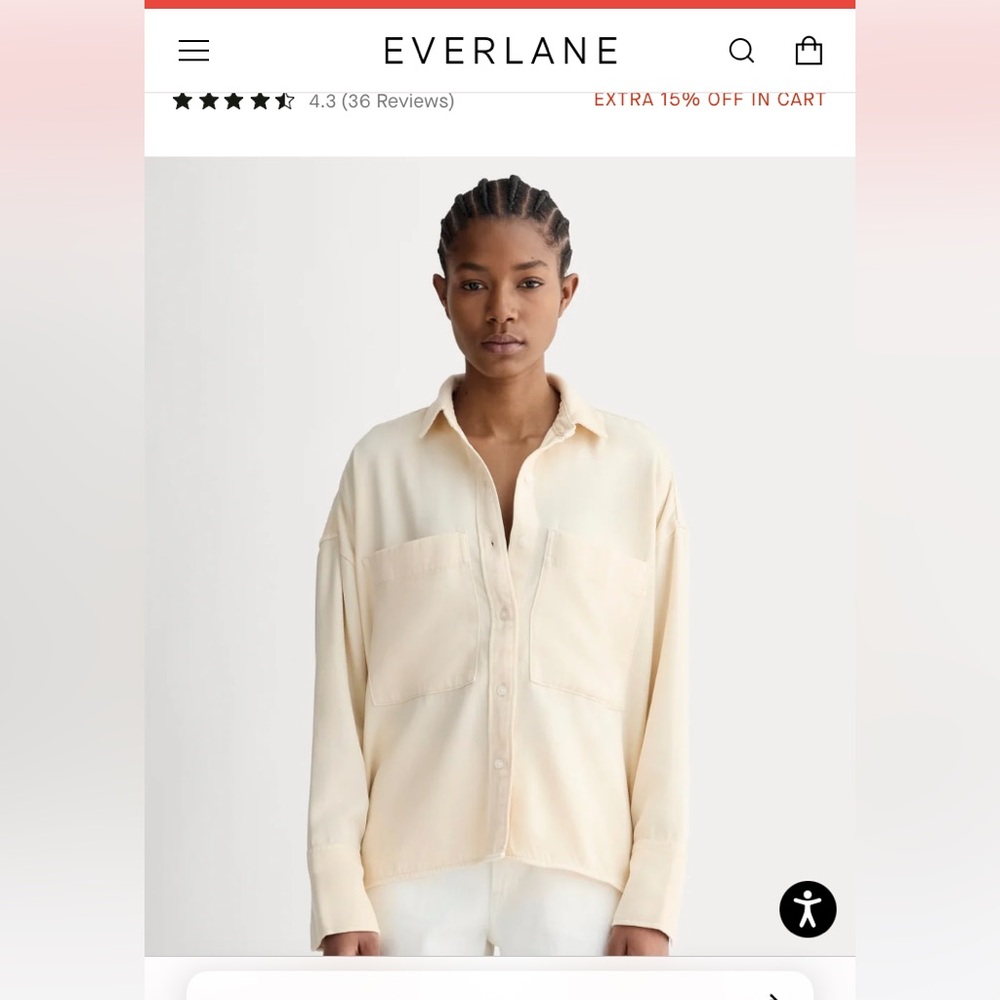Everlane The Boxy Overshirt/Shacket